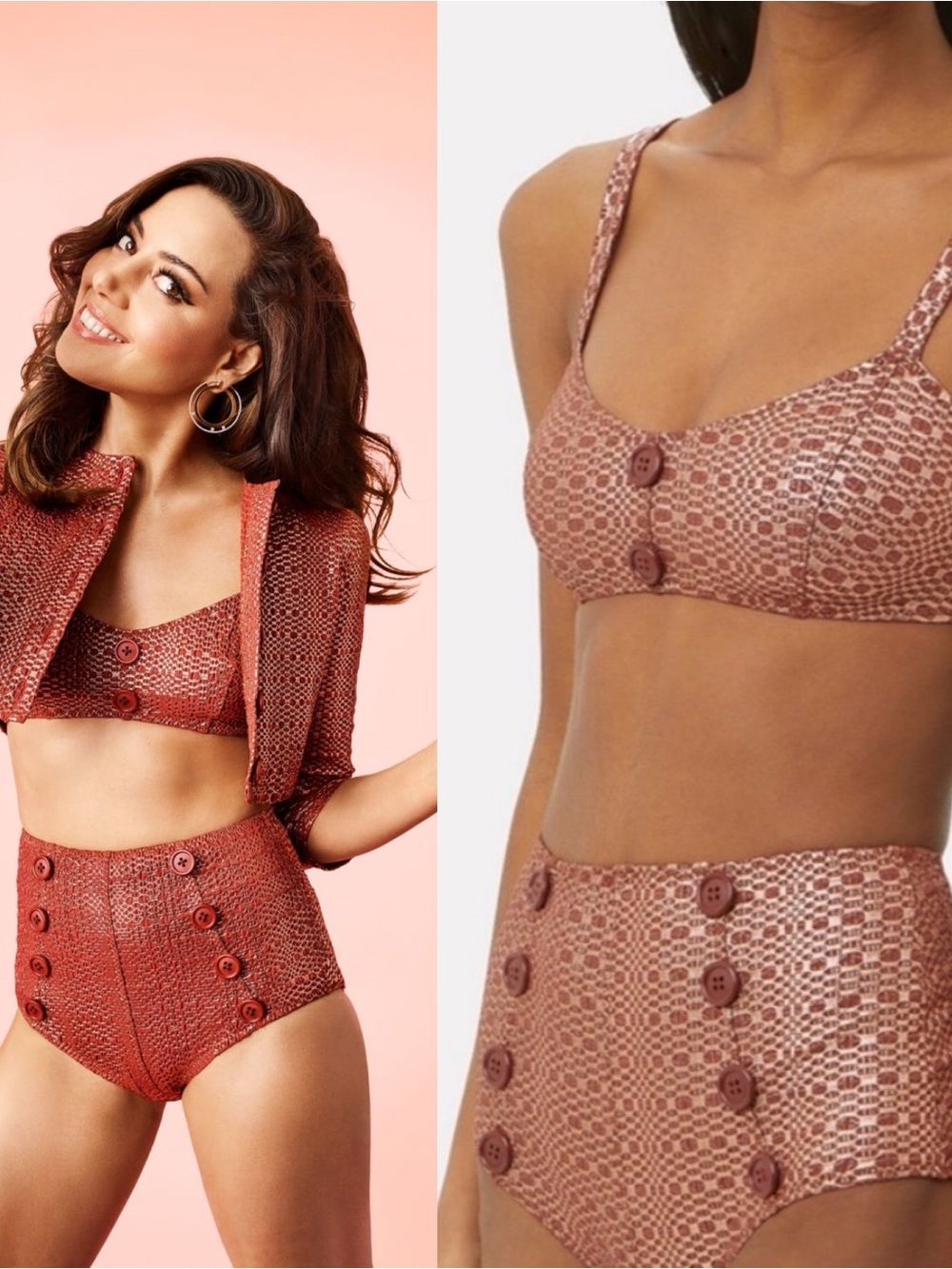 Lisa Marie Fernandez | Genevieve Button Bikini Top